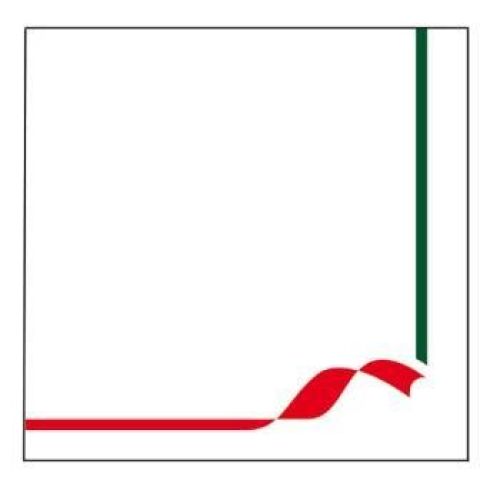 SERV. DOUBLE POINT TRATTORIA 33X33 CM. Y  40 X 40 CM. BLANCO TISSUE (1500 UNID.)