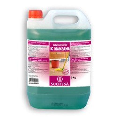 AQUAGEN IC   MANZANA . Brillasuelos aroma manzana. Garrafa de 5 Kg.