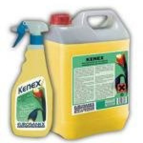 KENEX  Desengrasante de uso general en frío.Formulado para la limpieza de grasas y suciedades rebeldes, en cocinas y en cualquier tipo de superficie lavable. Garrafa de 5 y 10 Kg.