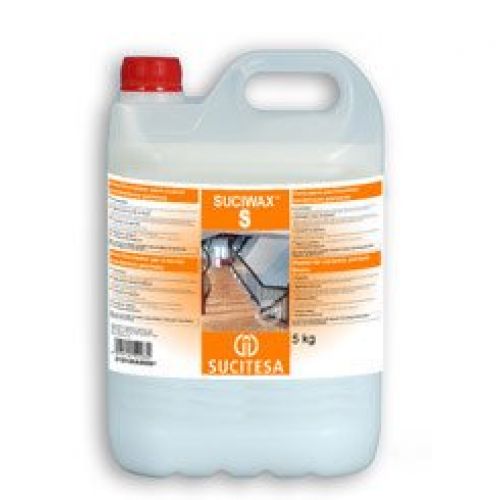 SUCIWAX – S, Abrillantador para suelos cerámicos porosos, Garrafa de 5 Lts