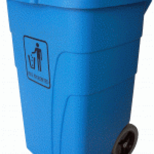 Contenedor con Ruedas, Tapa Y Pedal de 120 Lts. Eurosanex