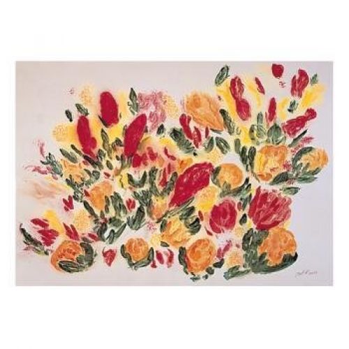 MANTELINES OFFSET FLORES 31X43CM ( 2