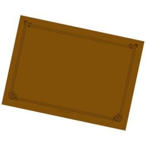 MANTELINES SNACK 43x31 CM. CHOCOLATE CELULOSA