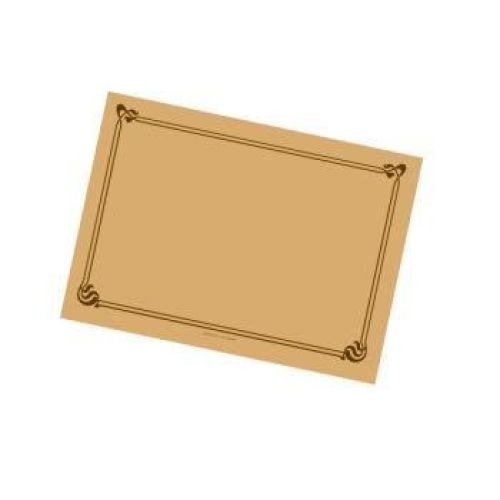 MANTELIN SNACK 50 GRS. 43X31CM CARAMELO CELULOSA