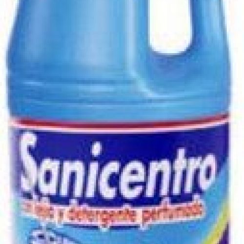 SANICENTRO. Lejia con detergente perfumado. Botellas de 2 y 5 Lts.