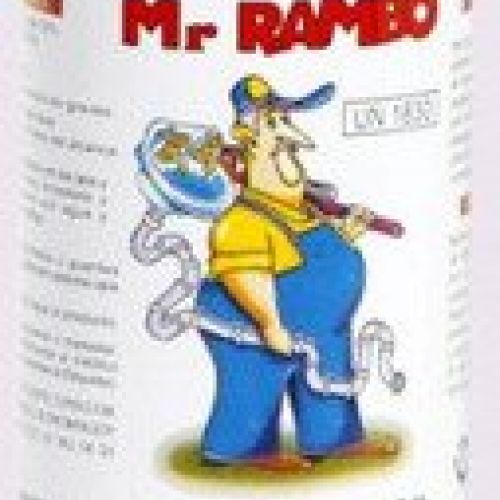 MR RAMBO  Potente desatascador. Uso exclusivo para profesionales. Bote de 1 Kg.