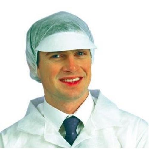 RED CABELLO CON VISERA 28 CM. BLANCO DRY TISSUE (50 UNID.) Ref. 1.55.26