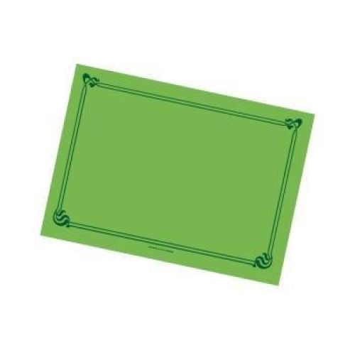 MANTELIN SNACK 50 GRS. 43X31CM VERDE CELULOSA