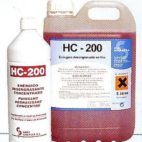 HC 200  Enérgico desengrasante en frio