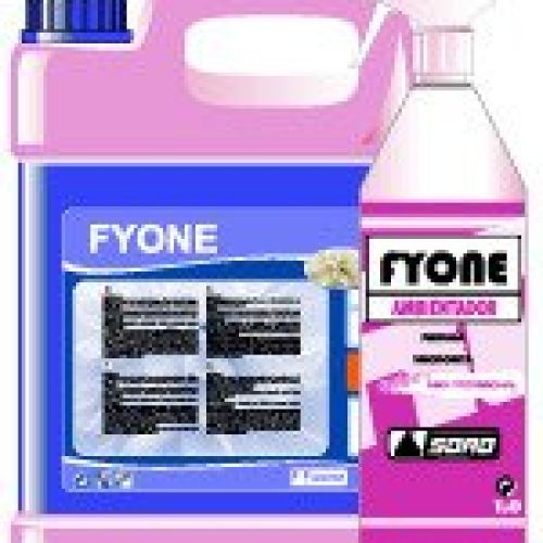 FYONA. Ambientador aroma tipo AGUA DE ROCHAS.  Efecto duradero.  Purifica y sanitiza el ambiente proporcionando un agradable aroma. Garrafa de 5 Lts.