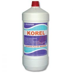 Korel  Lavavajillas manual concentrado. Garrafas de 4 Kg.