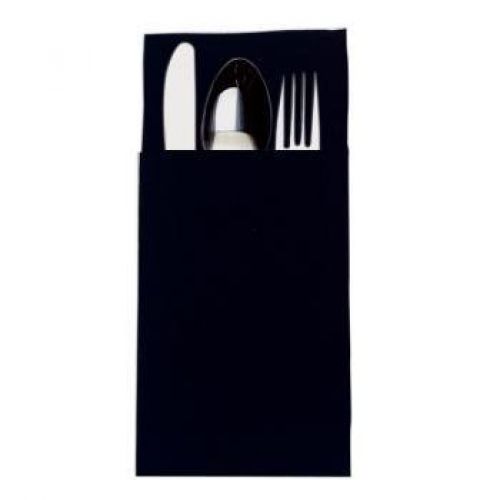 SERVILLETAS CANGURO 40x40 CM. NEGRO DRY TISSUE (750 UNID.)