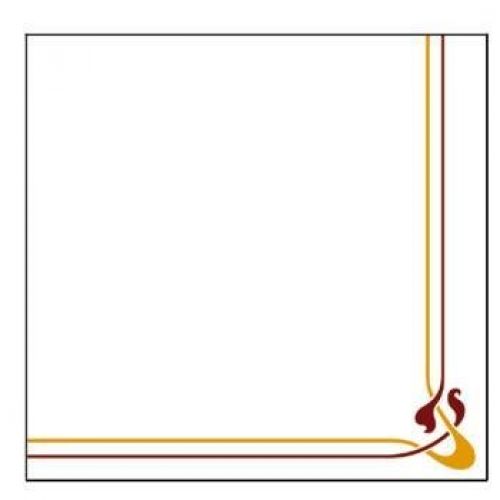 SERV. DOUBLE POINT MAXIM M & O 33X33 CM. Y 40 X 40 CM. BLANCO TISSUE (1500 UNID.)