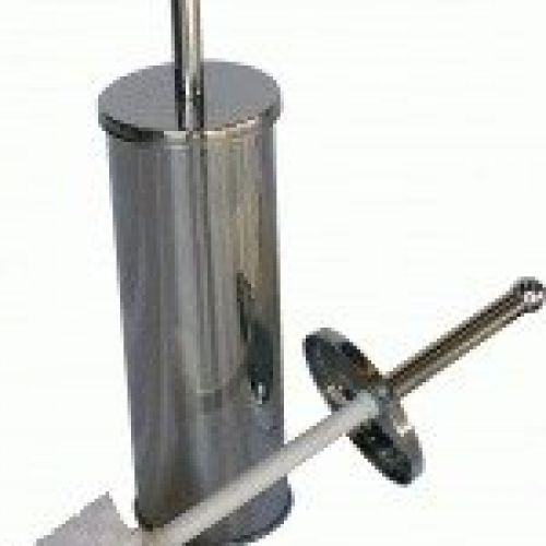 Escobillero Metalico Cromado Completo