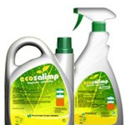 ECOSALIMP. Limpiador ecológico para sanitarios Desarrollado especialmente para la limpieza y mantenimiento de los sanitarios y superficies no porosas. Es inocuo. Elimina los restos de jabón, de cal y manchas de óxido.