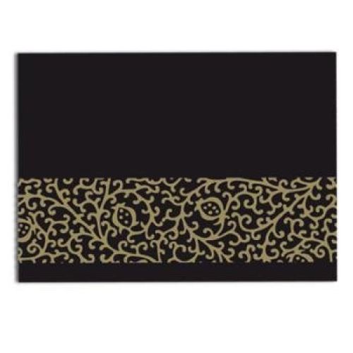 MANTELIN ARABESCO 30X40 CM. NEGRO DRY TISSUE