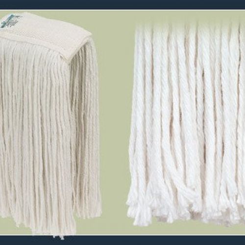 Mopa industrial algodón blanco extra. 450 gr. Ref. 201105