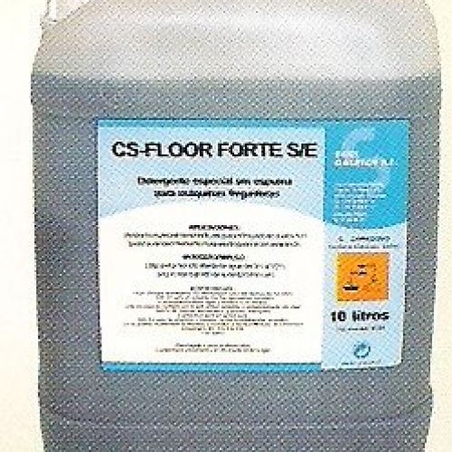 CS FLOOR FORTE S/E . Detergente de alta alcalinidad para autofregadoras. Garrafa de 5 y 10 Lts.