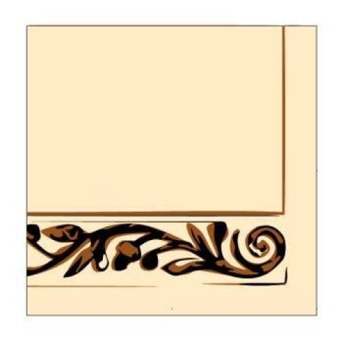SERVILLETA DOUBLE POINT ITACA 40X40 CM MARFIL TISSUE (1200 UNID.)