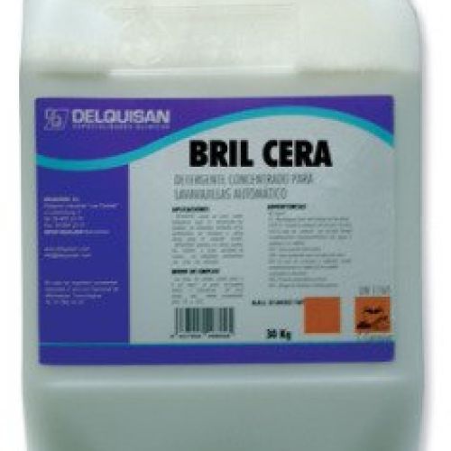 BRIL CERA, Cera autobrillante, Garrafa de 10 Kg.