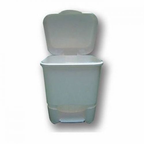 Papelera 9 litros con Tapa y Pedal. Perfecta para cuartos de baño en restaurantes, cafeterías, hoteles, etc. Ref . 04550