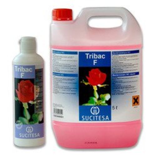 TRIBAC F FLORAL. Bacteriostático WC. Aroma Floral. Botella de 0,5 Lts. y Garrafa de 5 Lts.