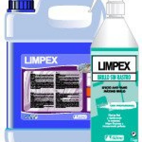 LIMPEX  Producto concentrado para la limpieza de cristales, espejos, vidrios y cualquier superficie acristalada