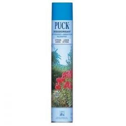 Ambientador PUCK   2.14.65   Perfume Limón. Aerosol de 750 ml.