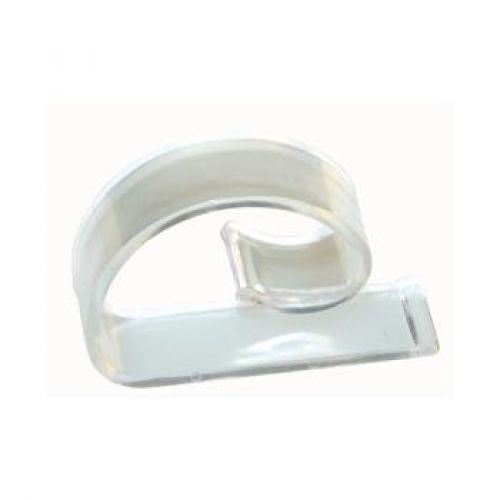 PINZA SUJETA MANTEL 5,5x3,5CM TRANSPARENTE PS (100 UNID.)