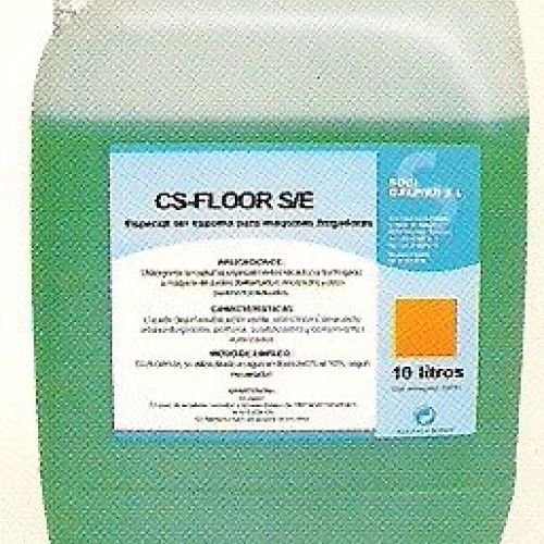 CS FLOOR S/E . Detergente neutro para autofregadoras. Garrafa de 5 y 10 Lts.