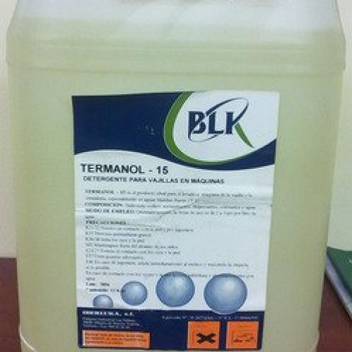 TERMANOL – 15, Aguas blandas. Garrafa de 12 Kg.