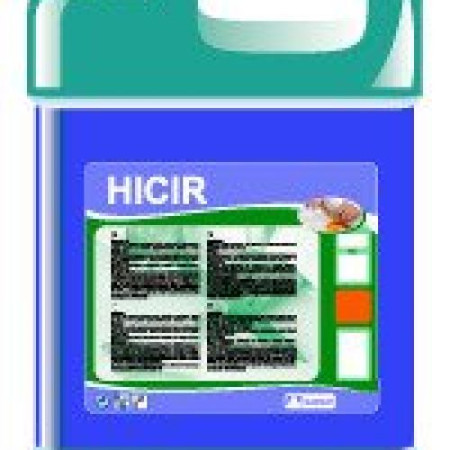 HICIR  Desincrustante especial áreas alimentarias. Producto ácido con gran cantidad de inhibidores para evitar la corrosiónIdóneo para la limpieza de cisternas, tanques, pasteurizadoras y llenadoras en industrias cerveceras, lácteas, etc..