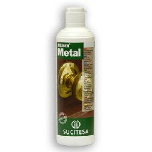 AQUAGEN METAL . Pulimento limpiador para metales y vitrocerámica. Botella de 0,5 Lts.