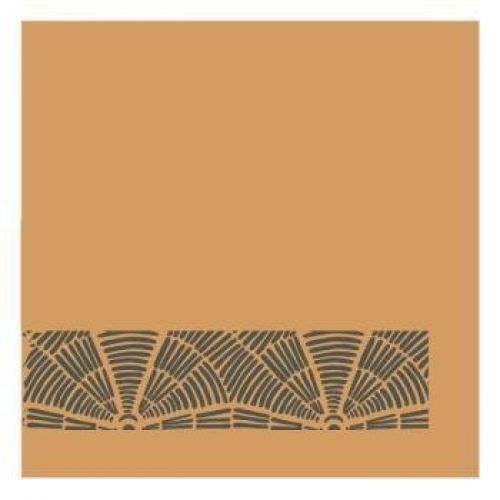 SERVILLETAS MODELO CEBRA 40x40 CM. TERRACOTA DRY TISSUE (750 UNID.)