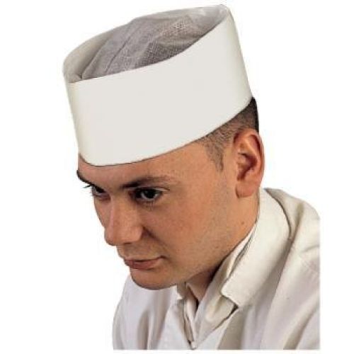 "GORRO AJUST.MOD.BARCO COPA 28 CM. BLANCO PAPEL" (100 UNID.) Ref. 1.55.02