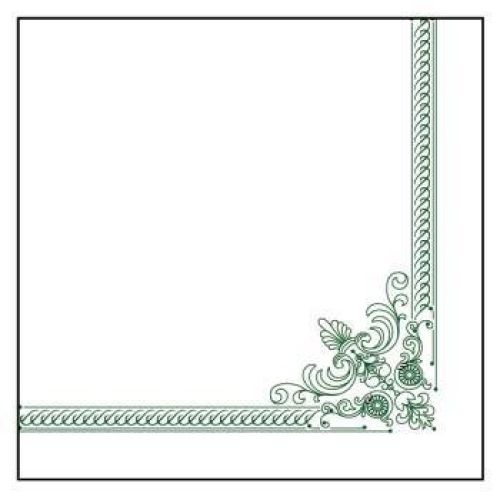 SERVILLETAS TRADICION 40x40 CM. BLANCO DRY TISSUE (750 UNID.)