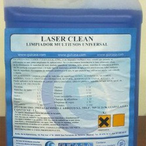 LASER – CLEAN, Limpiador multiusos, Caja de 4 garrafas de 5 Lts