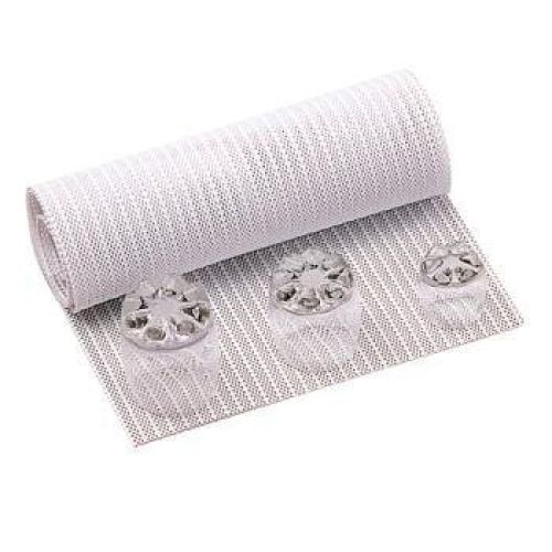 REJILLA POSAVASOS ROLLOS 33x400 CM BLANCO PVC. Ref. 2.13.06