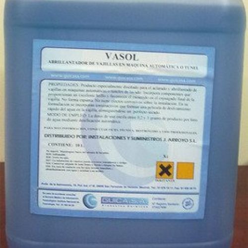 VASOL – HD – PLUS, Agua blanda y semi – dura. Garrafa de 10 y 25 Lts.