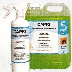 CAPRI. Aroma FLORAL. Botella de 750 ml. y Garrafa de 10 Lts.