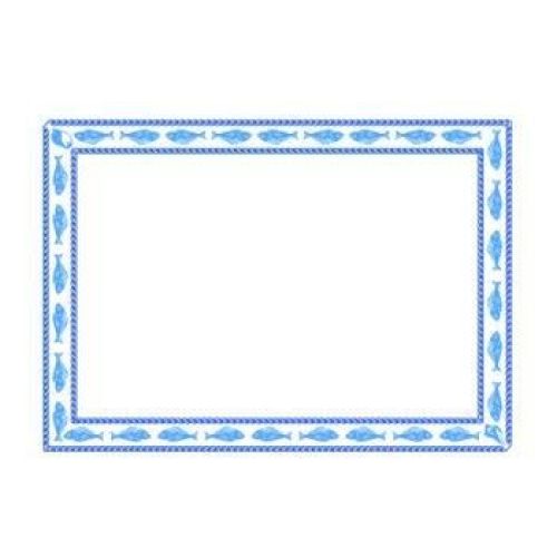 MANTELIN MARISQUERIA 43X31 CM. BLANCO CELULOSA