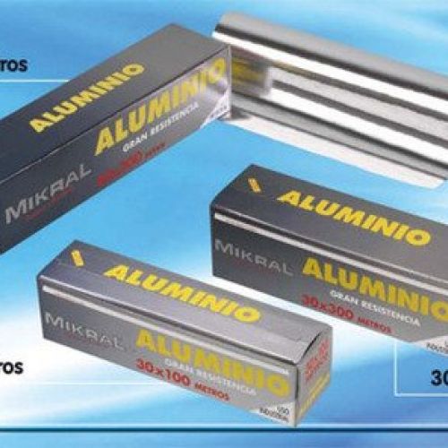 Aluminio Profesional Diferentes medidas con o sin dispensador, 13 micras