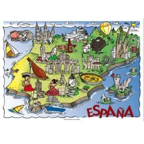 MANTELINES OFFSET ESPANA 31x43 CM