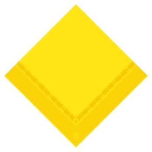 SERVILLETAS 2 CAPAS 40x40 CM. AMARILLO SOL CELULOSA (2000 UNID.)