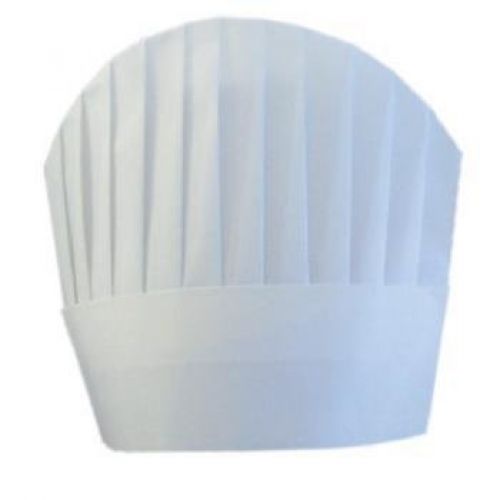 GORRO CONTINENTAL CHEF&apos;S 23 CM. BLANCO PAPEL (20 UNID.). Ref. 1.55.09