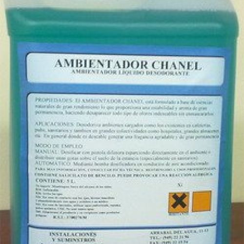 AMBIENTADOR CHANEL. Garrafa de 5 Lts.