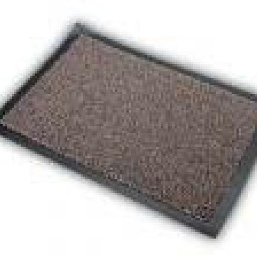 Felpudo textil marrón. Medidas: 40 X 60, 60 X 90, 90 X 150 y de 120 X 180. Eurosanex