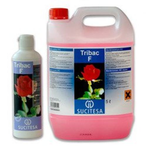TRIBAC F FLORAL. Bacteriostático WC. Aroma Floral. Botella de 0,5 Lts. y Garrafa de 5 Lts.