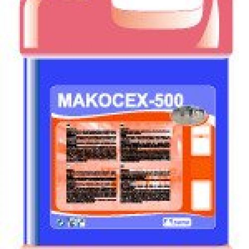 MAKOCEX 500. Detergente de ESPUMA CONTROLADA para el lavado de moquetas. Máquinas de inyección extracción. Garrafa de 5 Kg.