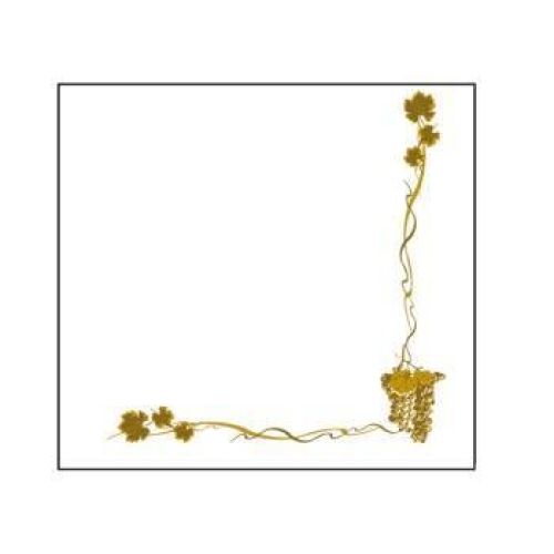 SERV. DOUBLE POINT BACCUS 33x33 CM. BLANCO TISSUE (1500 UNID.) Y 40 X 40 CM: BLANCO TISSUE ( 1.200 UNID:)